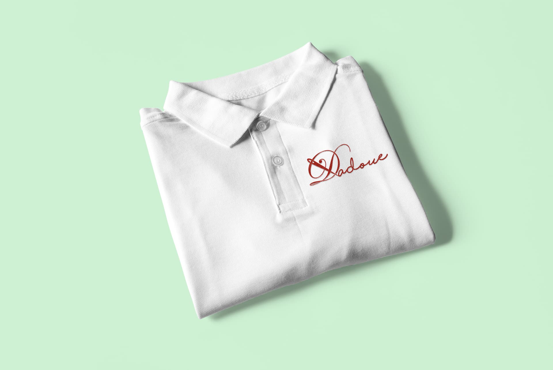 Polo Shirt als Beispiel für Stickdatei erstellen